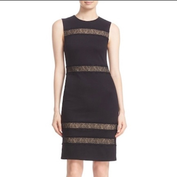 Alice + Olivia Dresses & Skirts - Alice + Olivia Kerrie Lace Panel Sheath Dress